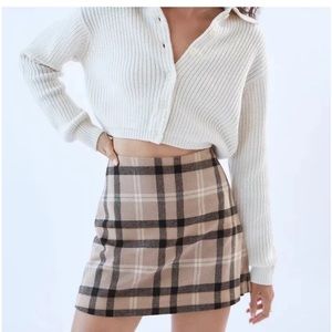 Aritzia Wilfred Classic Mini skirt - Constant Camel - size 0